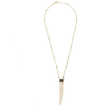 BLAKLACE Perlenkette Mit Anhänger - Weiß