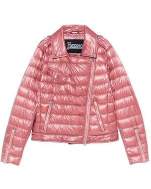 Herno Polyamide Down Parka - Red