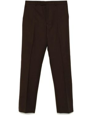 sunflower Straight-Leg Trousers - Black