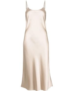 Voz Trägerkleid Mit U-Ausschnitt - Natur