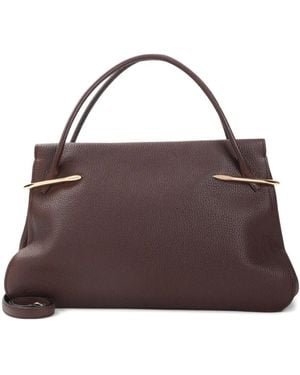 Givenchy Medium Pinch Metal-Detail Shoulder Bag - Purple