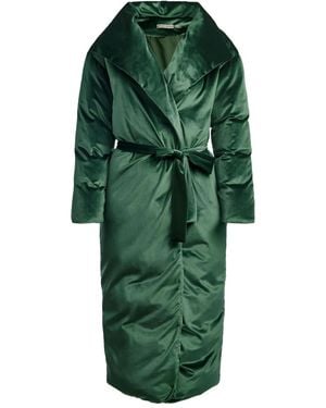 Alice + Olivia Plumífero Ima Con Cinturón - Verde