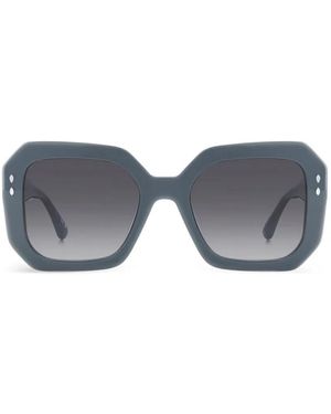 Isabel Marant Geometric-Frame Sunglasses - Grey