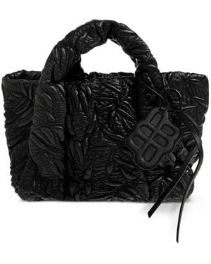 Munthe Lix Quilted Tote Bag - Black