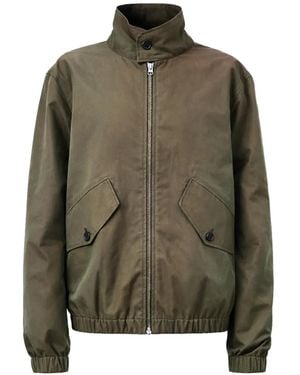Another Aspect Another Jacket 5.0 zip-up shirt jacket - Verde