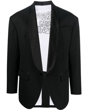 DSquared² Single-breasted tuxedo jacket - Negro