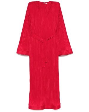 Atu Body Couture Pleated Maxi Dress - Red