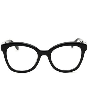 Moschino Occhiali Con Logo A Lettere - Nero