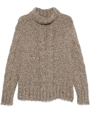 Kiton Marl-Knit Sweater - Gray