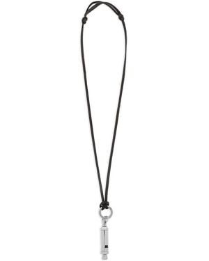 Lemaire Acme Whistle Necklace - Metallic