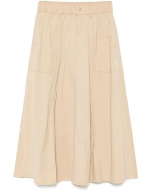 Chocoolate A-Line Skirt - Natural
