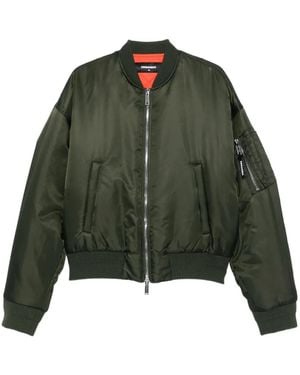 DSquared² Zip-front Bomber Jacket - グリーン