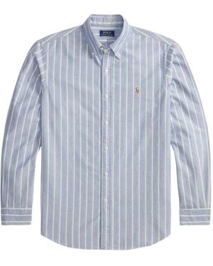 Polo Ralph Lauren Striped Buttoned Shirt - Blue