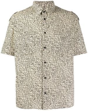 Saint Laurent Zebra Print Shirt - Multicolor