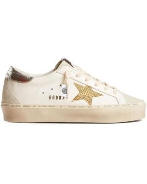 Golden Goose Hi Star Trainers - White