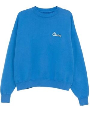 CHERRY LA Logo-Print Sweatshirt - Blue