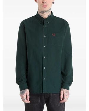 Fred Perry Oxford Shirt - Green