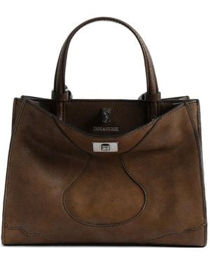 Zadig & Voltaire Nano Jack Satchel-Tasche - Braun