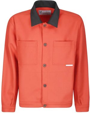 GR10K Button-Up Jacket - Orange