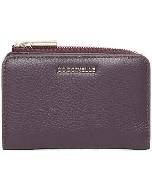 Coccinelle Logo-Lettering Wallet - Purple