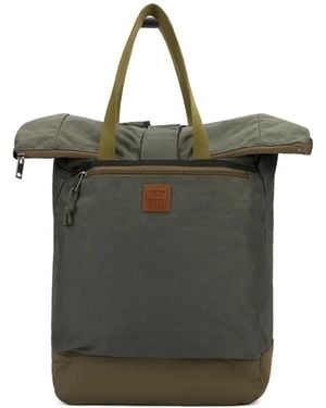 DIESEL Logo-Patch Backpack - Green