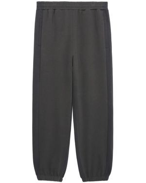 FIVE CM Two-Tone Cotton-Blend Track Trousers - Grey