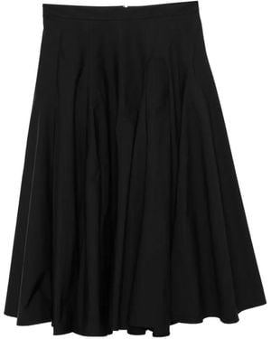 JNBY Draped Flared Skirt - Black