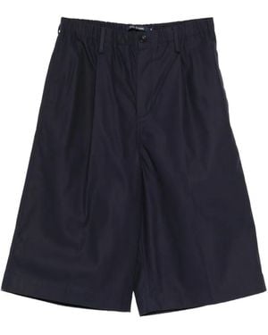 Sofie D'Hoore Pleated Elasticated-Waist Shorts - Blue