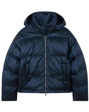 Paul & Shark Gefütterte Kapuzenjacke - Blau
