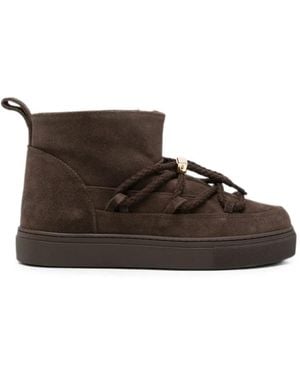 Inuikii Round-Toe Boots - Brown