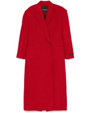 Herskind Double-Breasted Coat - Red