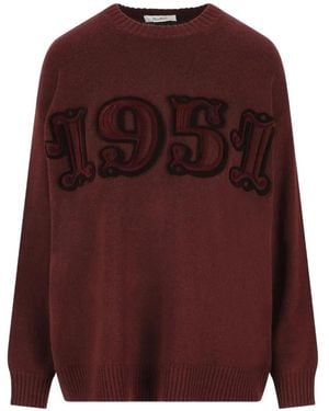 Max Mara Crew-Neck Jumper - Purple