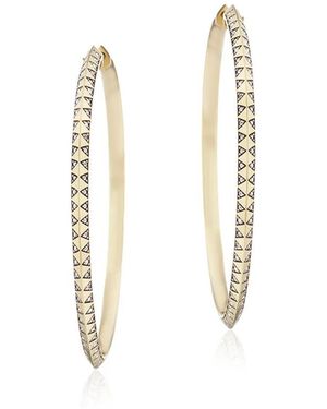 Harwell Godfrey 18Kt Hoop Earrings - White