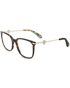 Kate Spade Ilana Floral-Plaque Glasses - White