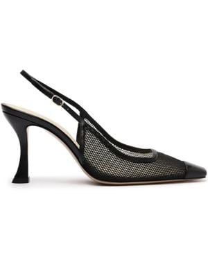 Alexandre Birman Olivia Mesh 85mm パンプス - ブラック