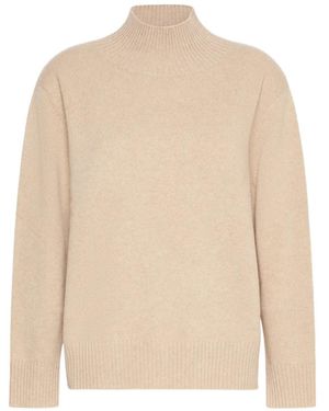 Weekend by Maxmara Cashmere Turtleneck Sweater - Natural