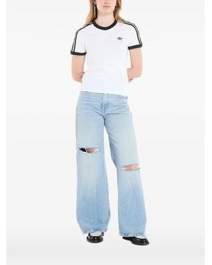 adidas Three-Stripe-Signature T-Shirt - Blue