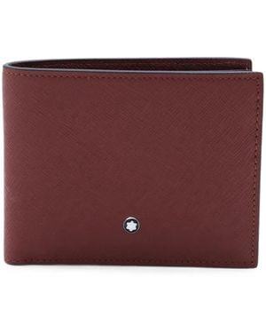 Montblanc Logo-Plaque Bi-Fold Wallet - Purple