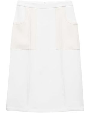 Prada Sablé Skirt - White