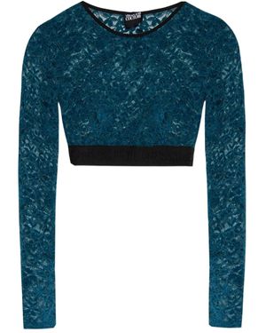 Versace Jeans Couture Top Corto - Blu