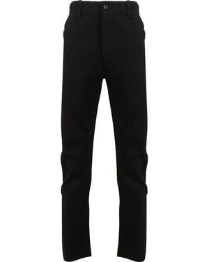 Uma Wang Felix Striped Trousers - Black