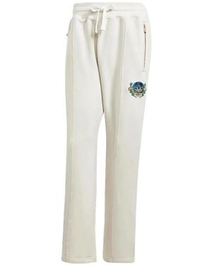 adidas Olpc Logo-Patch Track Pants - White