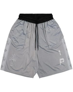 PROTOTYPES Inside Out Football Shorts - Grey