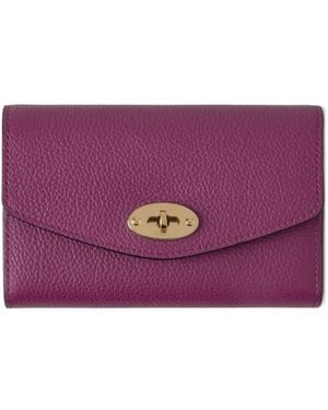 Mulberry Medium Darley Zip-Around Wallet - Purple