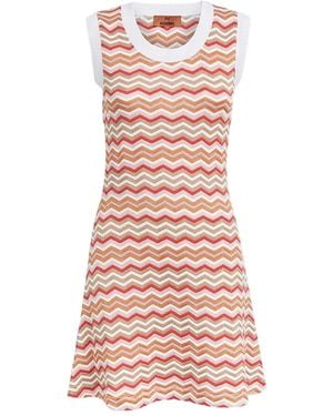 Missoni Abito Corto Smanicato - Rosso