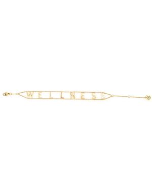 Sporty & Rich Wellness Charm Bracelet - White