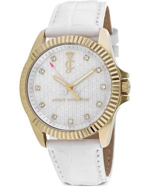 Juicy Couture Stella Fluted Bezel 40Mm Watch - White