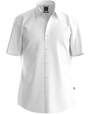 BOSS Chemise À Manches Courtes - White