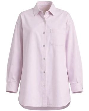Agolde X Maria Mcmanus A-Line Denim Shirt - Pink