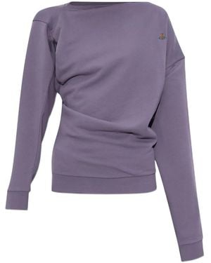 Vivienne Westwood Sudadera fruncida - Morado